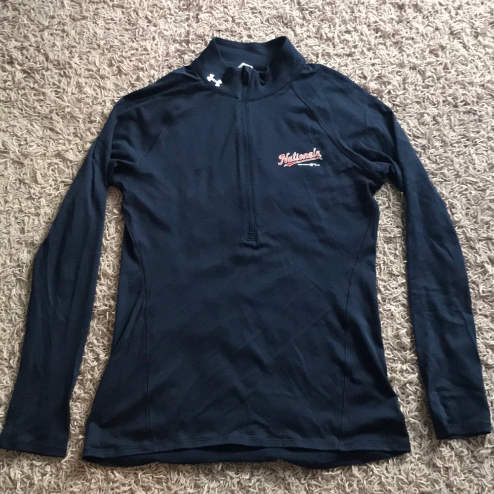 Washington Nationals Under Armour Quarter Zip - Picture 1 of 2